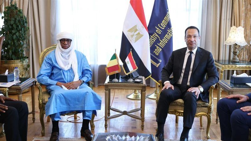 وزير الاتصالات يبحث مع نظيره المالي تعزيز التعاون المشترك