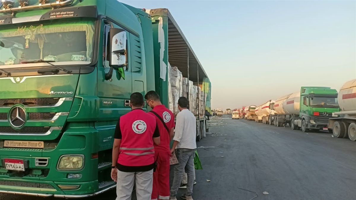 3,009 أطنان من المساعدات الإنسانية إلى قطاع غزة، فيتو