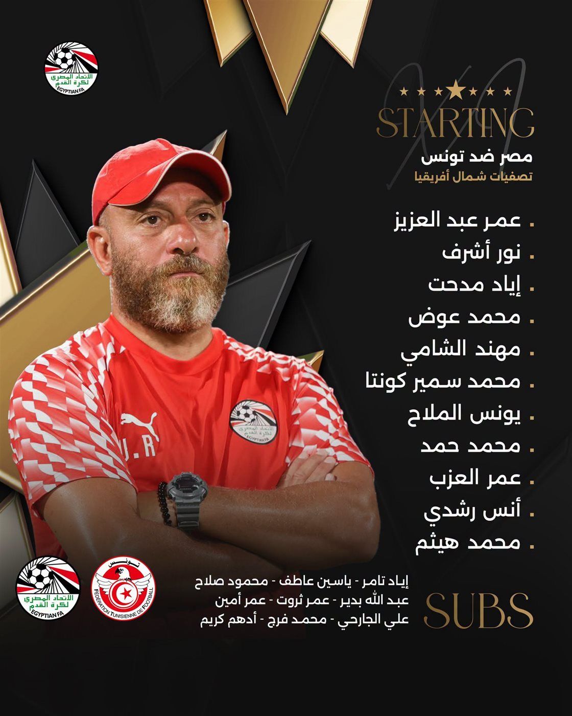 تصفيات شمال أفريقيا، منتخب مصر يتقدم على تونس بثنائية في الشوط الأول (فيديو)