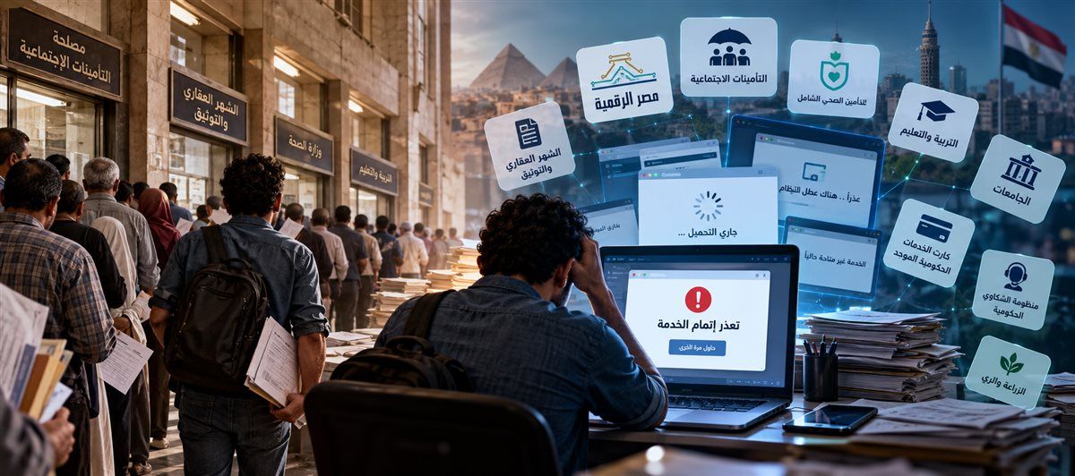 التحول الرقمي في مصر تحت الاختبار.. المواطن ينتقل من طوابير المصالح الحكومية إلى أعطال السيستم.. خدمات إلكترونية كثيرة ومشكلات متراكمة من التأمينات والصحة إلى التعليم والجامعات