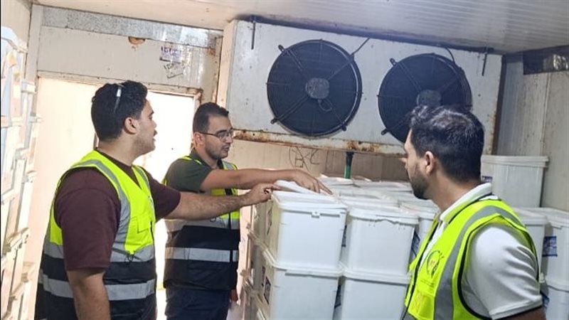 ضبط 2.5 طن جبنة مضاف إليها صودا كاوية بالغربية