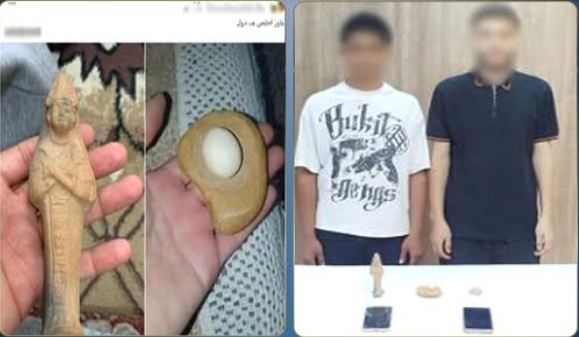 آثار أونلاين، سقوط طالب يدير صفحة لبيع القطع الأثرية بكرداسة