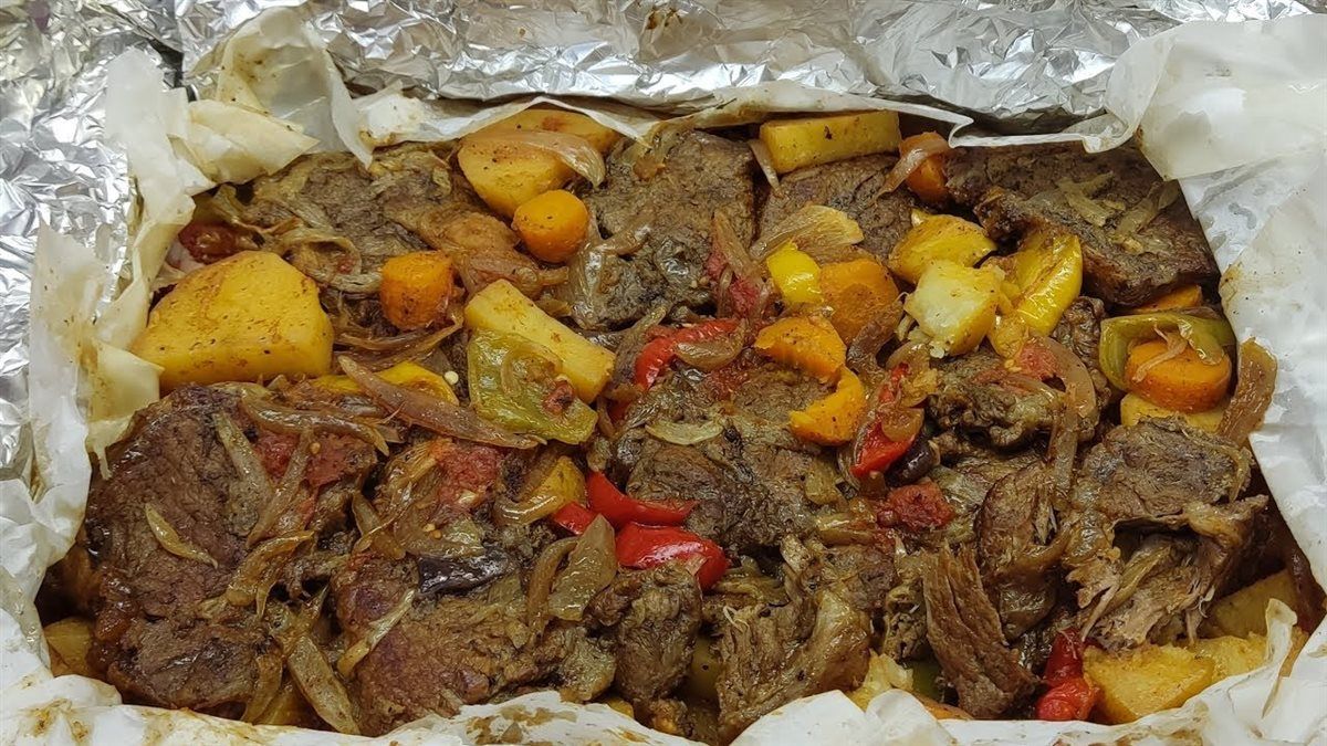 طريقة عمل وش ورقة اللحمة