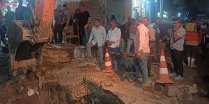 عجزوا عن إصلاح كسر ماسورة، الفيوم بدون مياه لمدة 24 ساعة ومراكز الكلى في خطر