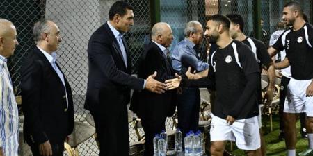 «العالم تحدث عنكم»، وزير الرياضة يؤازر منتخب مصر قبل مواجهة أنجولا بتصفيات أمم أفريقيا