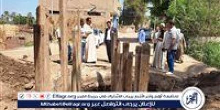محافظ سوهاج..متابعة ميدانية لأعمال مد خط طرد الصرف الصحي بجهينة