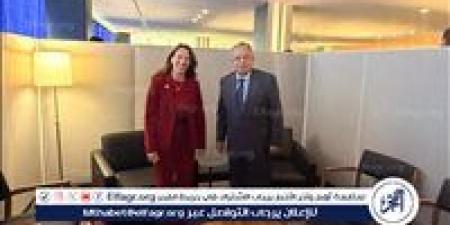 نبيل فهمي يلتقي الممثلة الخاصة للسكرتير العام المعنية بالأطفال والنزاعات المسلحة