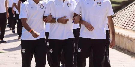 جولة للاعبي منتخب مصر في فندق الإقامة قبل لقاء أنجولا الليلة