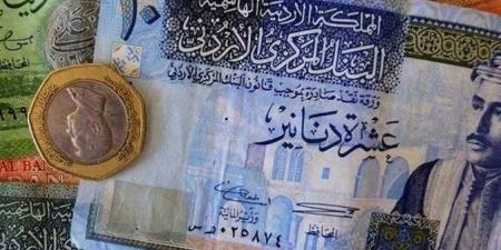 تراجع سعر الدينار الأردني أمام الجنيه في البنوك المصرية مساء اليوم الأحد
