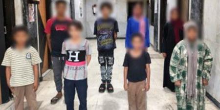 أطفال في الشارع، سقوط 11 شخصًا بتهمة استغلال الأحداث بالجيزة