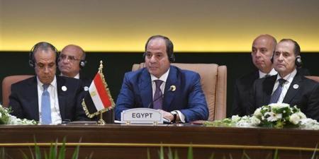 رسائل السيسي لـ قادة أفريقيا: القارة قادرة على تحويل آثار النزاعات إلى فرص للتنمية.. نرفض أي تدخلات خارجية في الشئون الداخلية للدول.. وإدارة الأنهار العابرة للحدود يجب أن تستند للقانون الدولي
