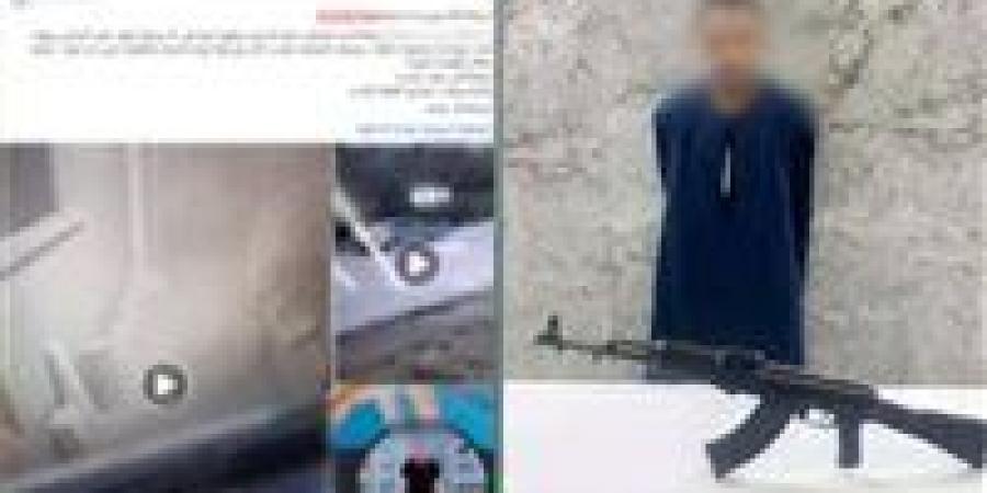 ضبط عاطل بأسيوط أطلق النار على منزل أسرته