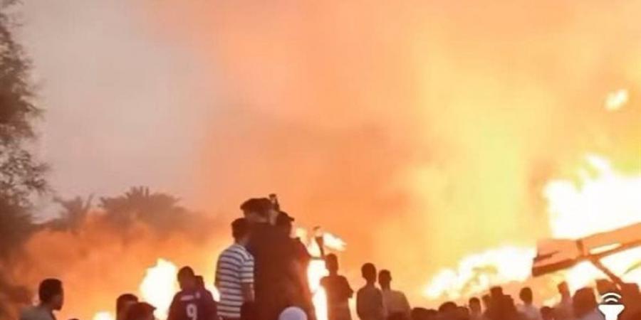 الحماية المدنية تخمد حريقا شب في أرض زراعية بالفيوم