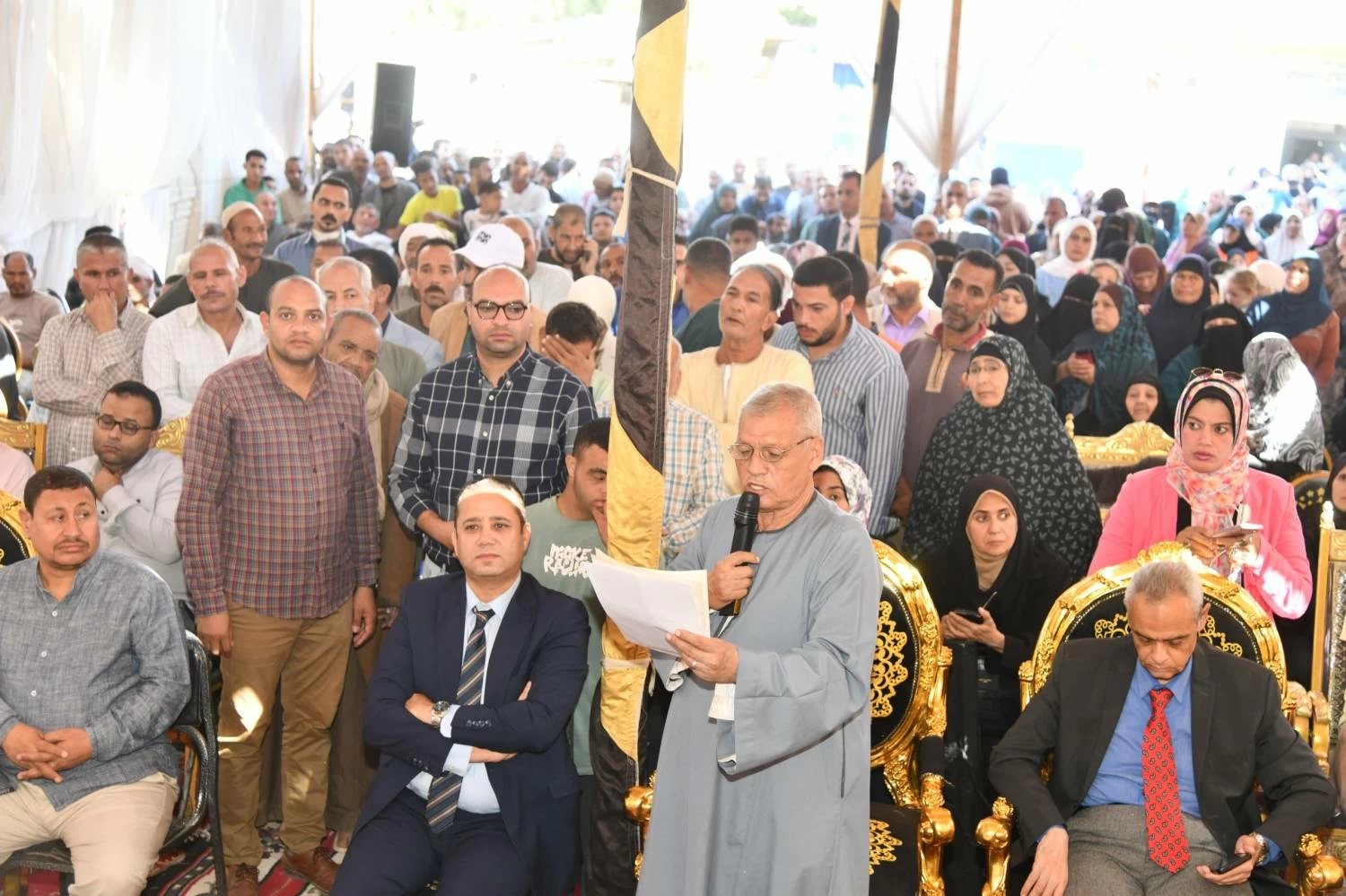 محافظ الفيوم: 3397 مواطنًا استفادوا من مبادرة «فيوم الخير» بقرية سنرو