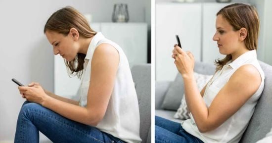 اليوم العالمى للعمود الفقرى.. مخاطر الموبايل على الرقبة والظهر وطرق الوقاية