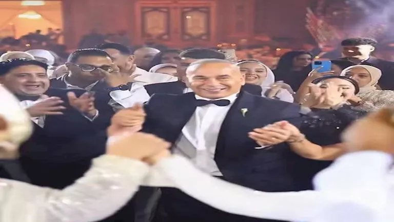 إبراز الحاضرين في حفل زفاف نجل إبراهيم حسن (صور)