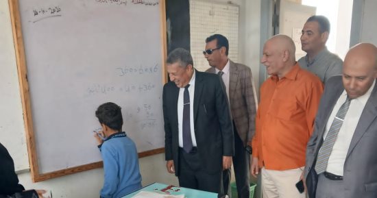متابعة ميدانية لانتظام العام الدراسي بالظهير الصحراوى للبحيرة.. اعرف التفاصيل