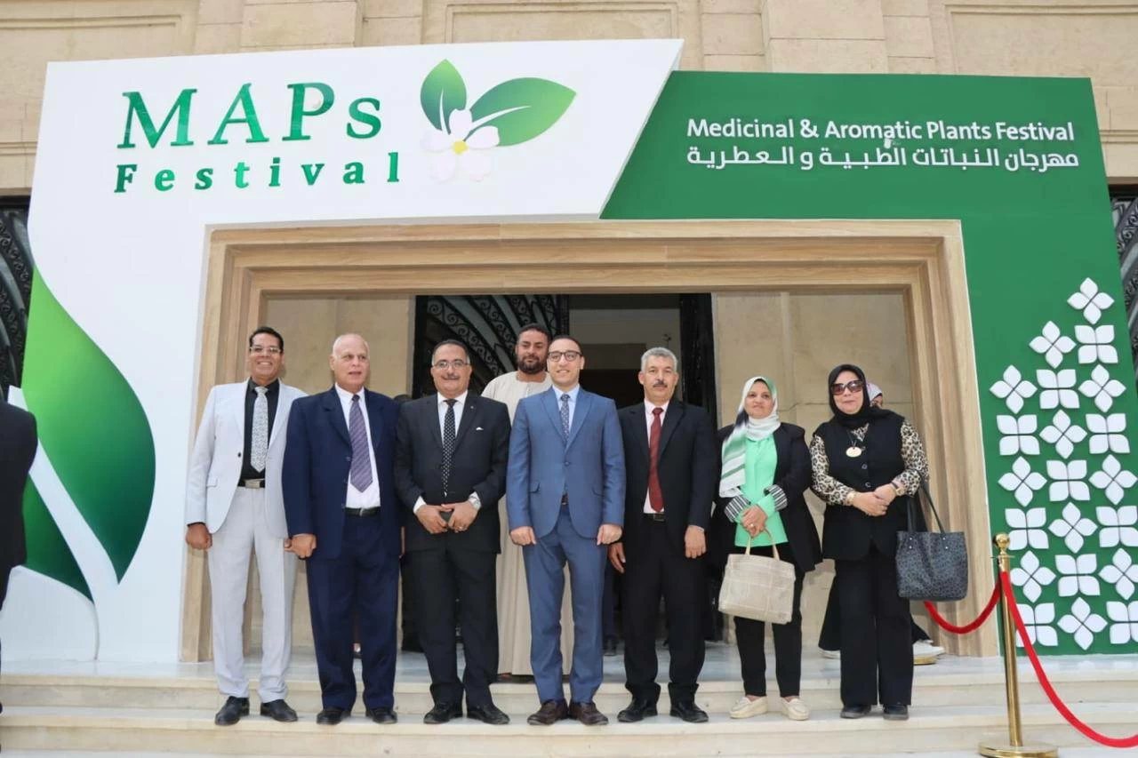المنيا تشارك في افتتاح النسخة الخامسة من مهرجان النباتات الطبية والعطرية