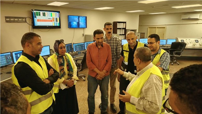 رئيس كهرباء شرق الدلتا يتفقد محطة الشباب المركبة لمتابعة الصيانة