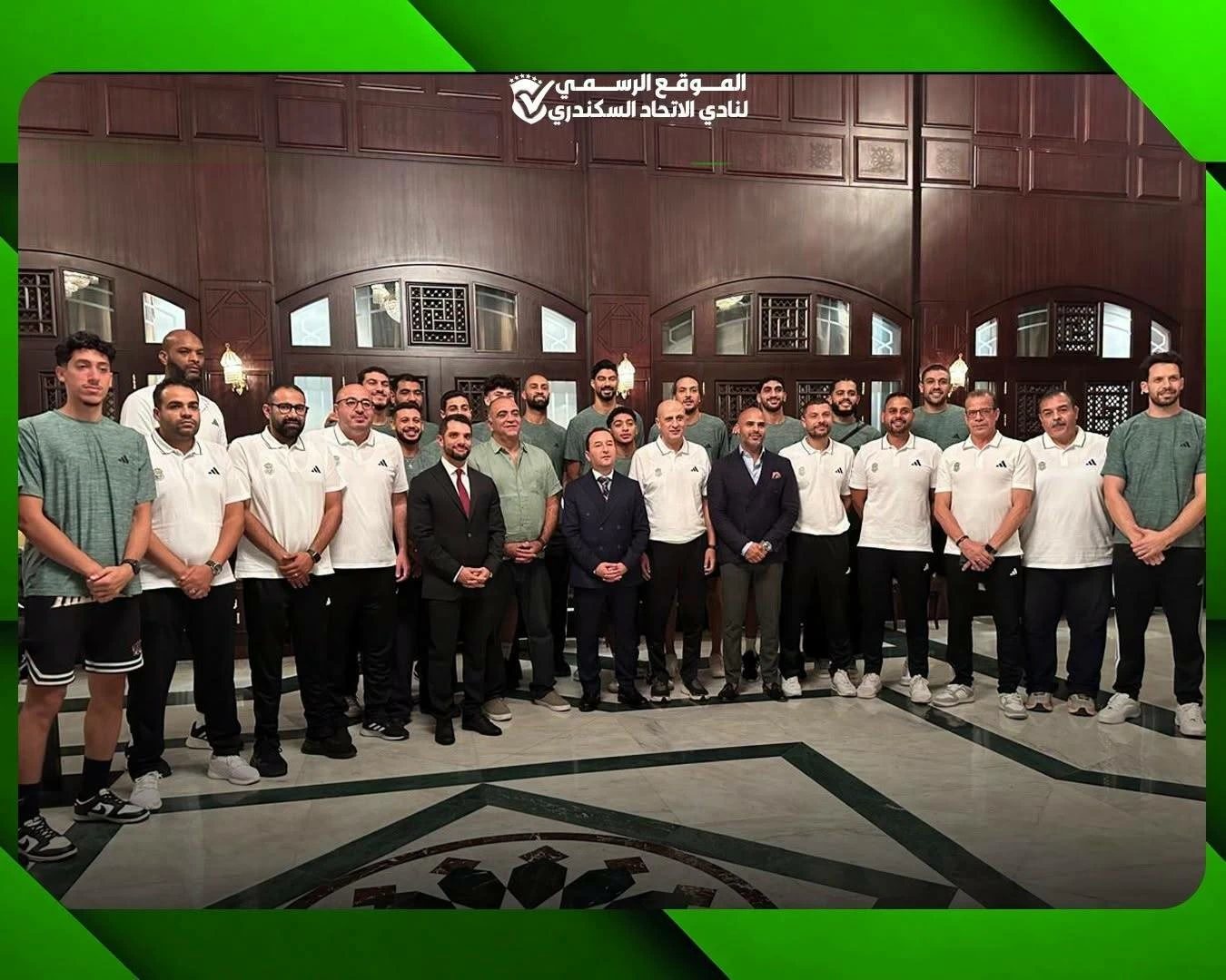 سفير مصر فى سوريا يلتقى بعثة سلة الاتحاد السكندري ويحثها على التتويج ببطولة دمشق الدولية