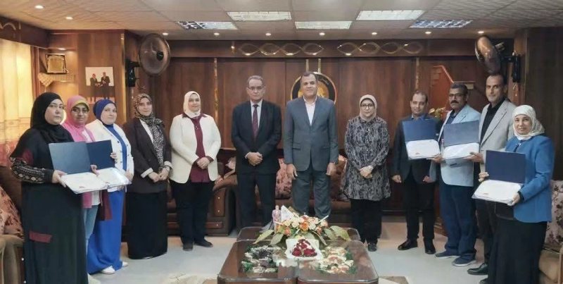 تكريم مديري المدارس المتميزة في أنشطة التوكاتسو اليابانية بدمياط