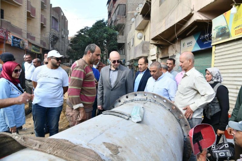 جولة ميدانية لمتابعة إصلاح خط مياه بالمدابغ في الفيوم.. وتوجيهات بسرعة عودة الخدمة