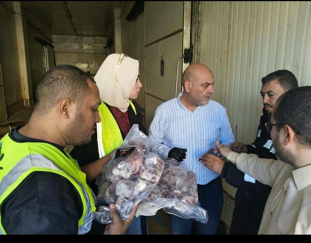 ضبط 2 طن لحوم فاسدة خلال حملة تفتيش على أسواق ومحال القناطر الخيرية