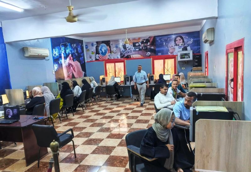 بدء تدريب شباب الخريجين على تكنولوجيا المعلومات في نصر النوبة بأسوان