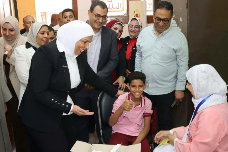 تستهدف 1.2 مليون طفل.. إطلاق حملة التطعيم ضد الحصبة والحصبة الألمانية في القليوبية