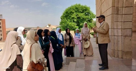 زيارة تعليمية لطالبات جامعة الأزهر للتعرف على متحف النوبة بأسوان