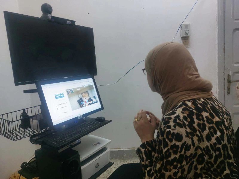 تشغيل وحدة الفيديو كونفرانس بالمجلس الطبي العام بشمال سيناء