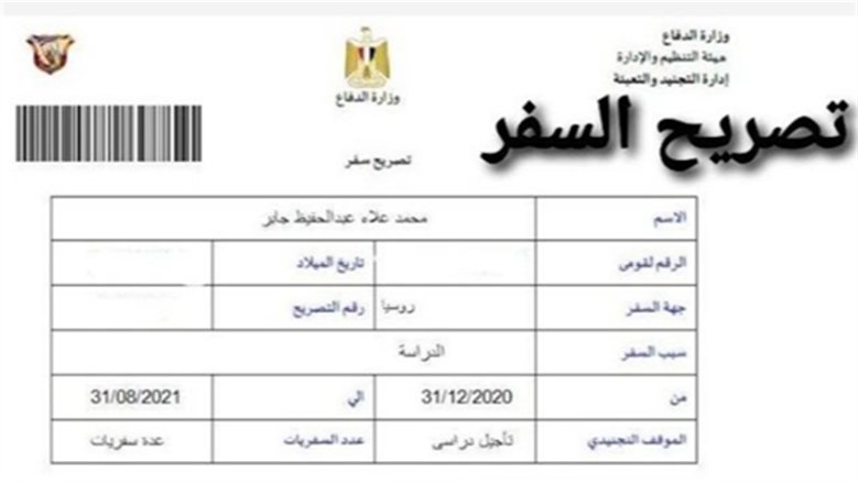 استخراج تصريح سفر 2026 أونلاين.. الرابط الرسمي والخطوات والأوراق المطلوبة