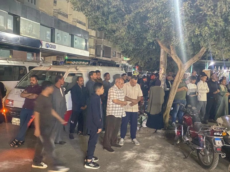 سرادقات لتلقي العزاء في ضحايا حادث تصادم صحراوي أسيوط بالمنيا