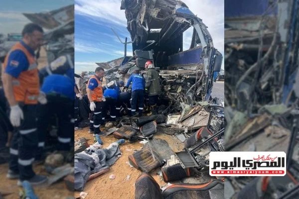 8 من أبناء محافظة المنيا بين ضحايا حادث طريق أسيوط الغربي