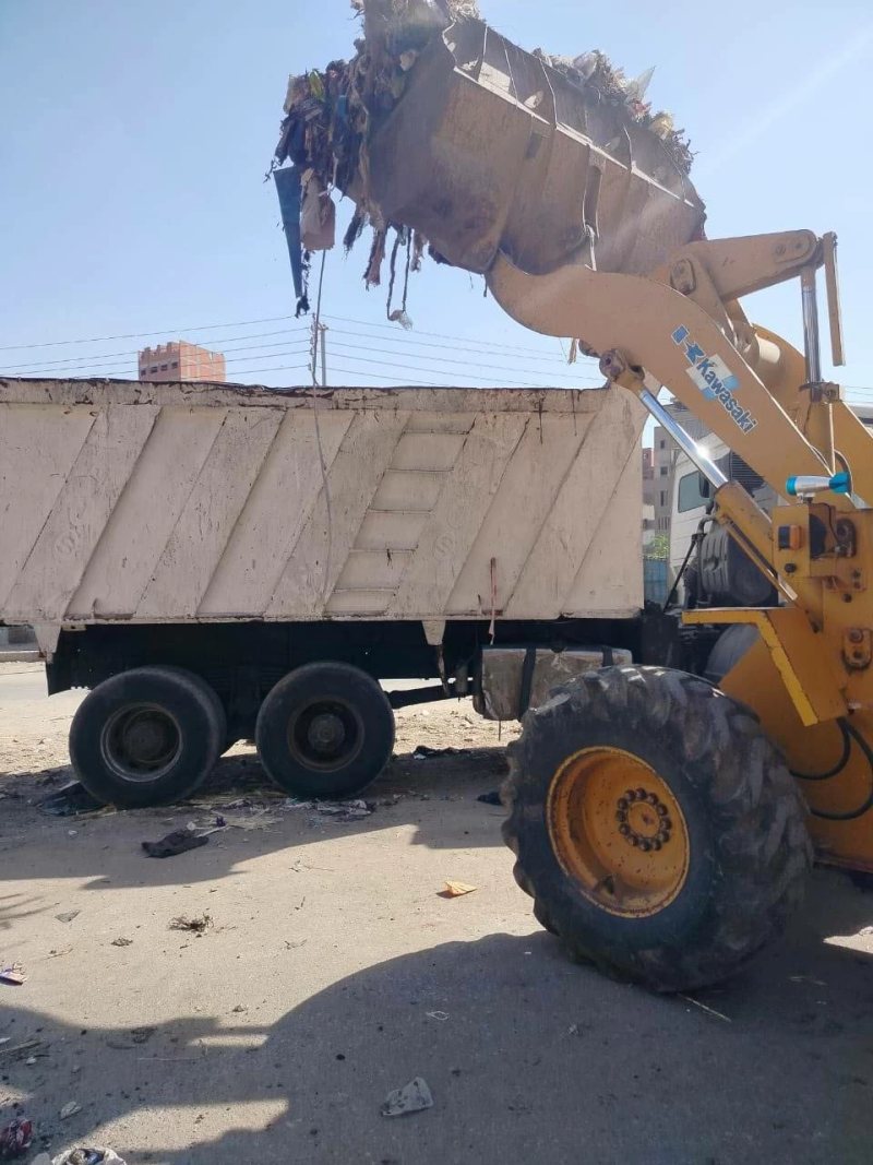 رفع 497 طنًا من بؤر المخلفات والتراكمات في حملة مكبرة بالغربية
